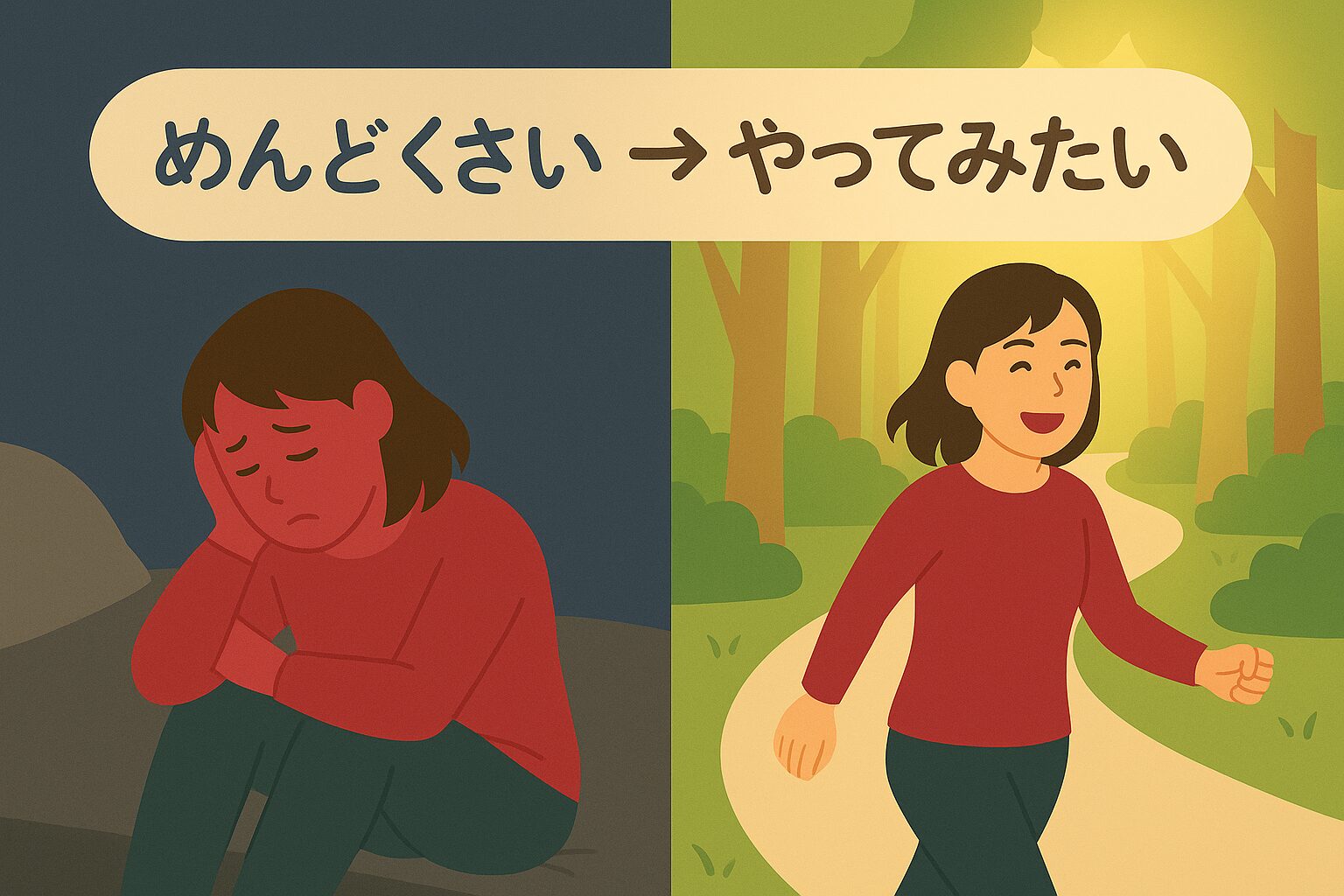 本心を見つけ「めんどくさい」を克服?