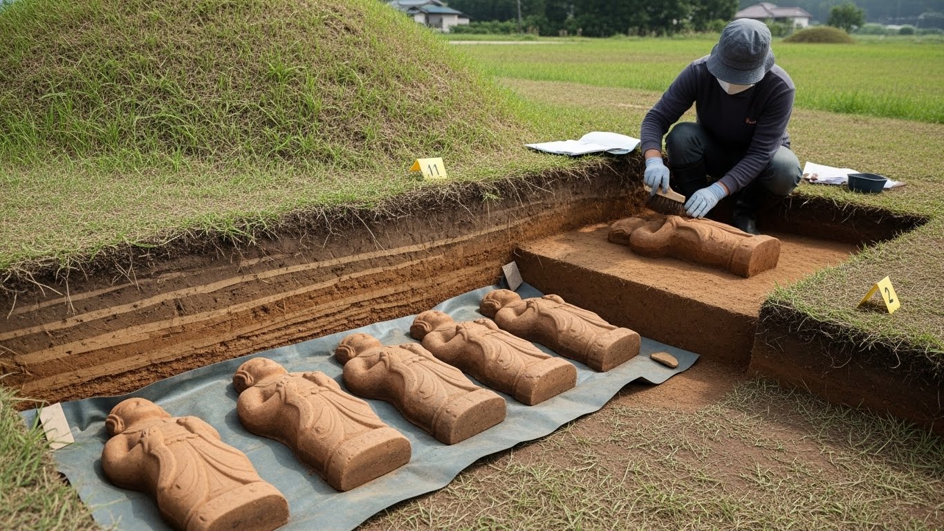 古墳やハニワが真のモチーフとする説