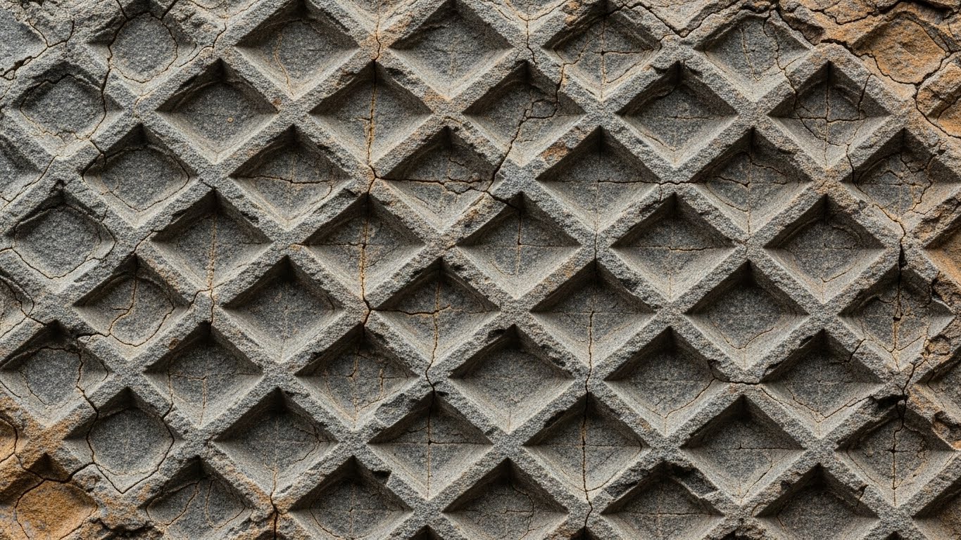 菱形の葉痕がワッフルに見える不思議