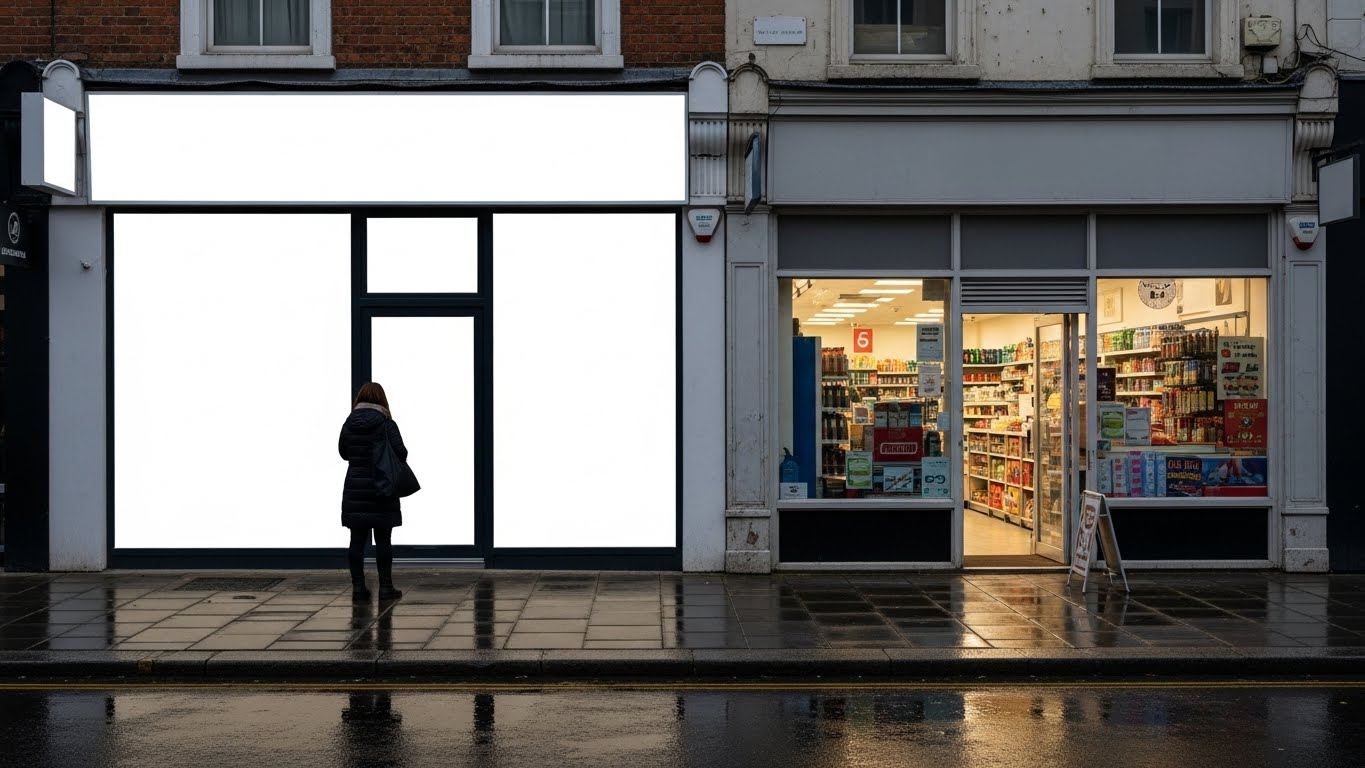 商店街で店舗が入れ替わる不可解な現象の事例